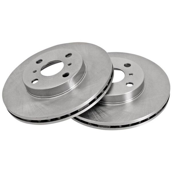 2 brake discs ventilated Ø 258 mm 22 mm A.B.S. for TOYOTA and others