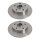 2 Bremsscheiben voll Ø 258 mm 10 mm A.B.S. für u.a. MAZDA 626