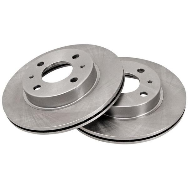 2 brake discs ventilated Ø 240 mm 18 mm A.B.S. for NISSAN SUNNY and others