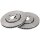 2 brake discs ventilated Ø 278 mm 24 mm A.B.S. for CHRYSLER LE and others