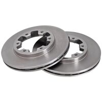 2 brake discs ventilated Ø 267 mm 22 mm A.B.S. for...