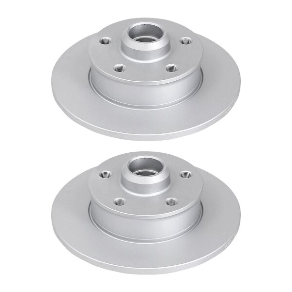 2 Bremsscheiben voll nicht belüftet Ø 226 mm 10 mm A.B.S. für u.a. VW GOLF