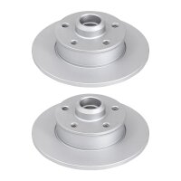 2 Bremsscheiben voll nicht belüftet Ø 226 mm...