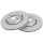 2 brake discs ventilated Ø 256 mm 20 mm A.B.S. for OPEL CORSA and others