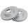 2 brake discs ventilated Ø 280 mm 26 mm A.B.S. for VOLVO 740 and others