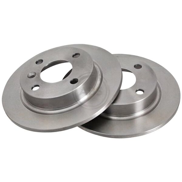 2 brake discs full Ø 228 mm 9 mm A.B.S. for VOLVO 440 and others