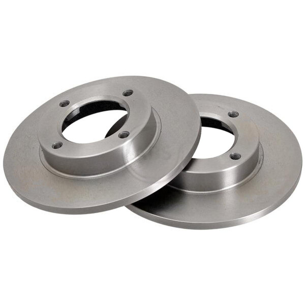 2 brake discs full Ø 212 mm 10 mm A.B.S. suitable for DAIHATSU HIJET