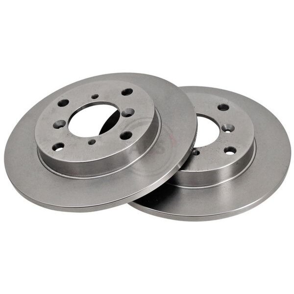 2 brake discs full Ø 240 mm 10 mm A.B.S. for SUZUKI SWIFT and others