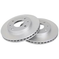 2 brake discs ventilated Ø 256 mm 24 mm A.B.S. for...