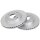 2 brake discs ventilated Ø 256 mm 24 mm A.B.S. for e.g. MITSUBISHI GALANT