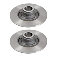 2 Bremsscheiben voll Ø 238 mm 8 mm A.B.S. für...