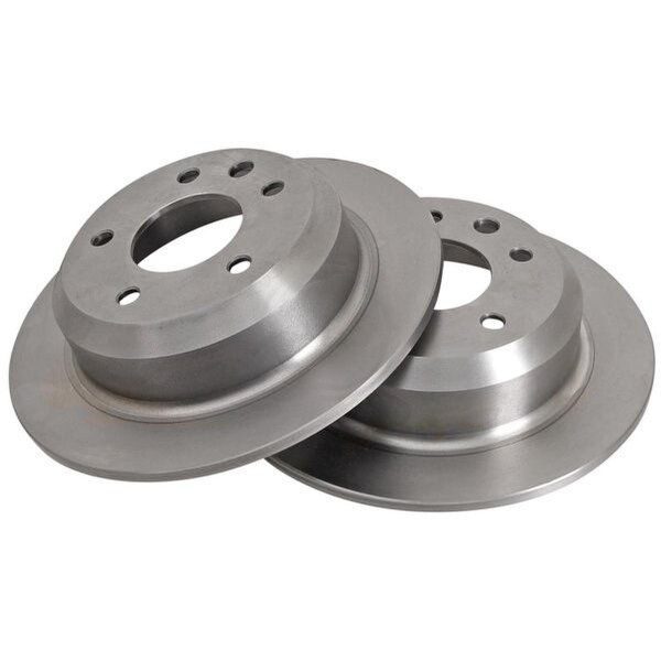 2 brake discs full Ø 295 mm 10 mm A.B.S. for JAGUAR XJ and others