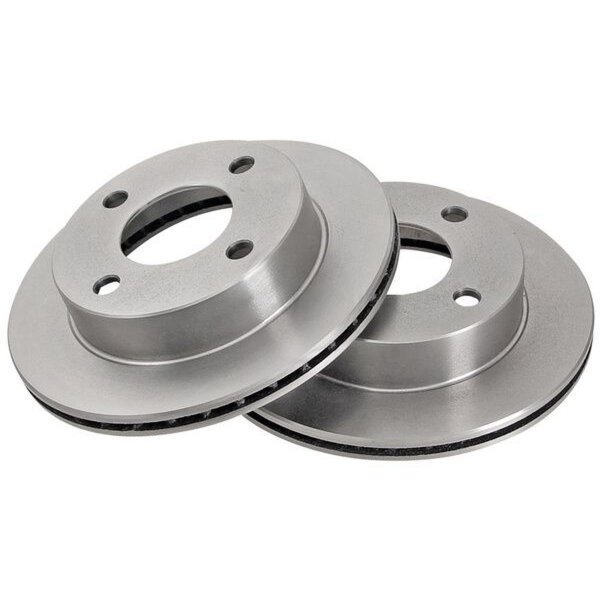 2 brake discs ventilated Ø 214 mm 15 mm A.B.S. for NISSAN MICRA
