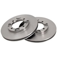 2 brake discs ventilated Ø 242 mm 19 mm A.B.S. for...