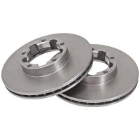 2 brake discs ventilated Ø 263 mm 24 mm A.B.S. for...