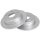 2 brake discs full Ø 258 mm 9 mm A.B.S. for MERCEDES-BENZ C-CLASS