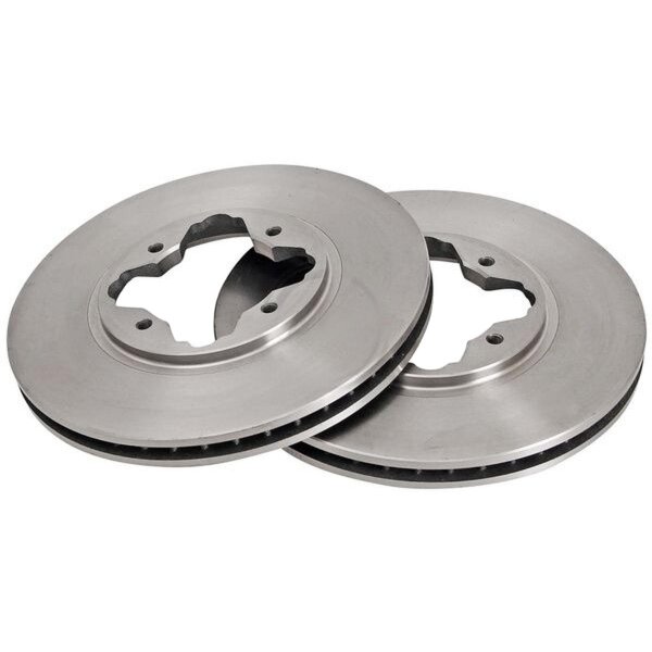 2 brake discs ventilated Ø 282 mm 25 mm A.B.S. for HONDA ACCORD and others