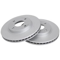 2 brake discs ventilated Ø 260 mm 24 mm A.B.S. for...