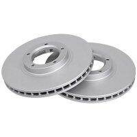 2 brake discs ventilated Ø 254 mm 24.3 mm A.B.S....