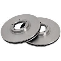 2 brake discs ventilated Ø 270 mm 24.3 mm A.B.S....