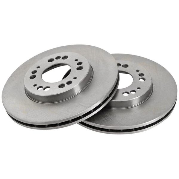 2 brake discs ventilated Ø 276 mm 24 mm A.B.S. for e.g. MITSUBISHI SPACE