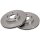 2 brake discs ventilated Ø 262 mm 22 mm A.B.S. for RENAULT SAFRANE and others