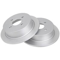 2 brake discs full Ø 270 mm 10 mm A.B.S. for FORD...