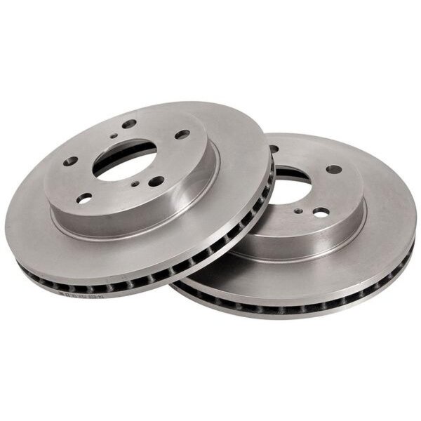 2 brake discs ventilated Ø 255 mm 25 mm A.B.S. for TOYOTA PREVIA and others