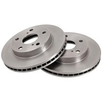 2 brake discs ventilated Ø 255 mm 25 mm A.B.S. for...