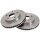 2 brake discs ventilated Ø 255 mm 25 mm A.B.S. for TOYOTA PREVIA and others