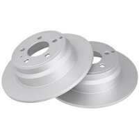 2 brake discs full Ø 295 mm 9.6 mm A.B.S. for...