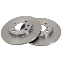 2 Bremsscheiben voll Ø 255 mm 10,5 mm A.B.S....