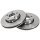 2 Bremsscheiben belüftet Ø 276 mm 25 mm A.B.S. für u.a. AUDI COUPE