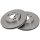 2 brake discs ventilated Ø 294 mm 25 mm A.B.S. for MB E-CLASS and others