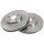 2 brake discs ventilated Ø 301 mm 28 mm A.B.S. for SUBARU SVX