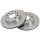 2 Bremsscheiben belüftet Ø 263 mm 16 mm A.B.S. für TOYOTA MR2