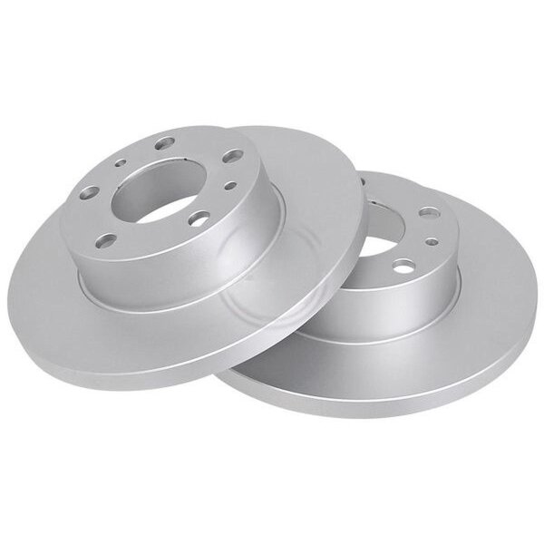 2 brake discs full Ø 280 mm 18 mm A.B.S. for PEUGEOT BOXER and others