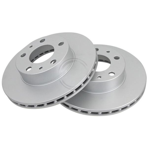2 brake discs ventilated Ø 280 mm 24 mm A.B.S. for PEUGEOT BOXER and others