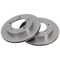 2 brake discs ventilated Ø 287 mm 17 mm A.B.S. for...