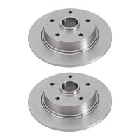 2 Bremsscheiben voll Ø 258 mm 10 mm A.B.S....