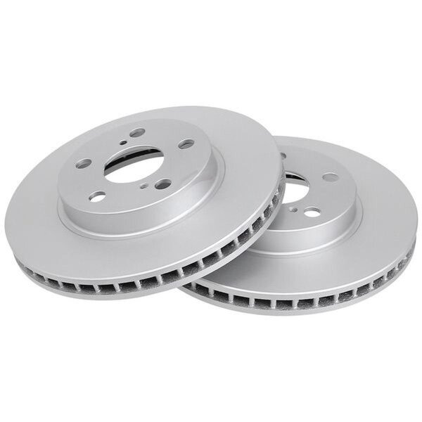 2 brake discs ventilated Ø 255 mm 25 mm A.B.S. for TOYOTA CARINA and others