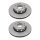 2 brake discs ventilated Ø 315 mm 28 mm A.B.S. for BMW 5 Series and others