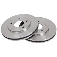 2 brake discs ventilated Ø 267 mm 26.3 mm A.B.S....