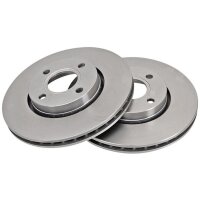 2 brake discs ventilated Ø 278 mm 24 mm A.B.S. for...