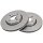 2 brake discs ventilated Ø 278 mm 24 mm A.B.S. for FORD MONDEO and others