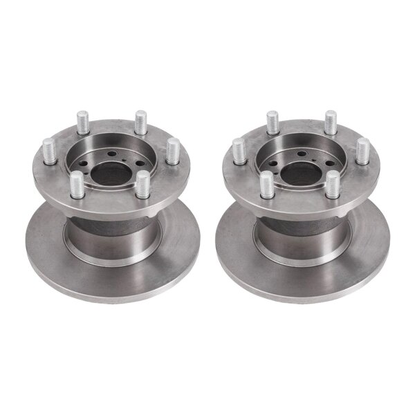 2 brake discs full Ø 267 mm 14.2 mm A.B.S. for IVECO DAILY and others