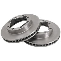 2 brake discs ventilated Ø 317 mm 32.9 mm A.B.S....