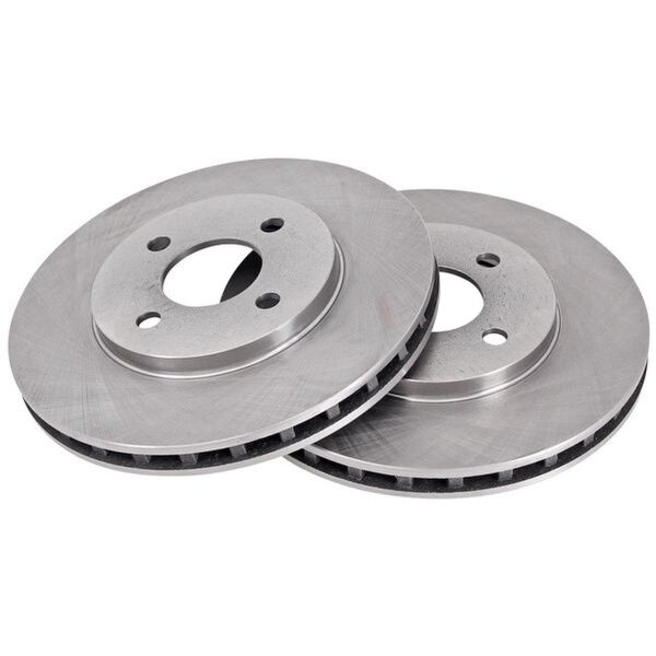 2 brake discs ventilated Ø 260 mm 24 mm A.B.S. for CHRYSLER LE