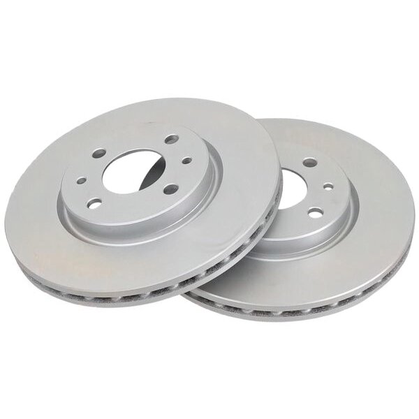 2 brake discs ventilated Ø 257 mm 22 mm A.B.S. for FIAT PANDA and others