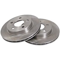 2 brake discs ventilated Ø 258 mm 18.2 mm A.B.S....